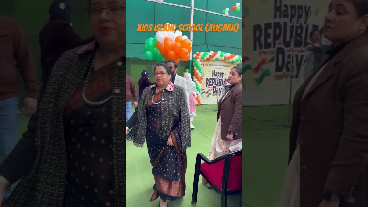 Flag Hoisting on Republic Day at Kids Island 