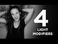 Four Different Light Modifiers
