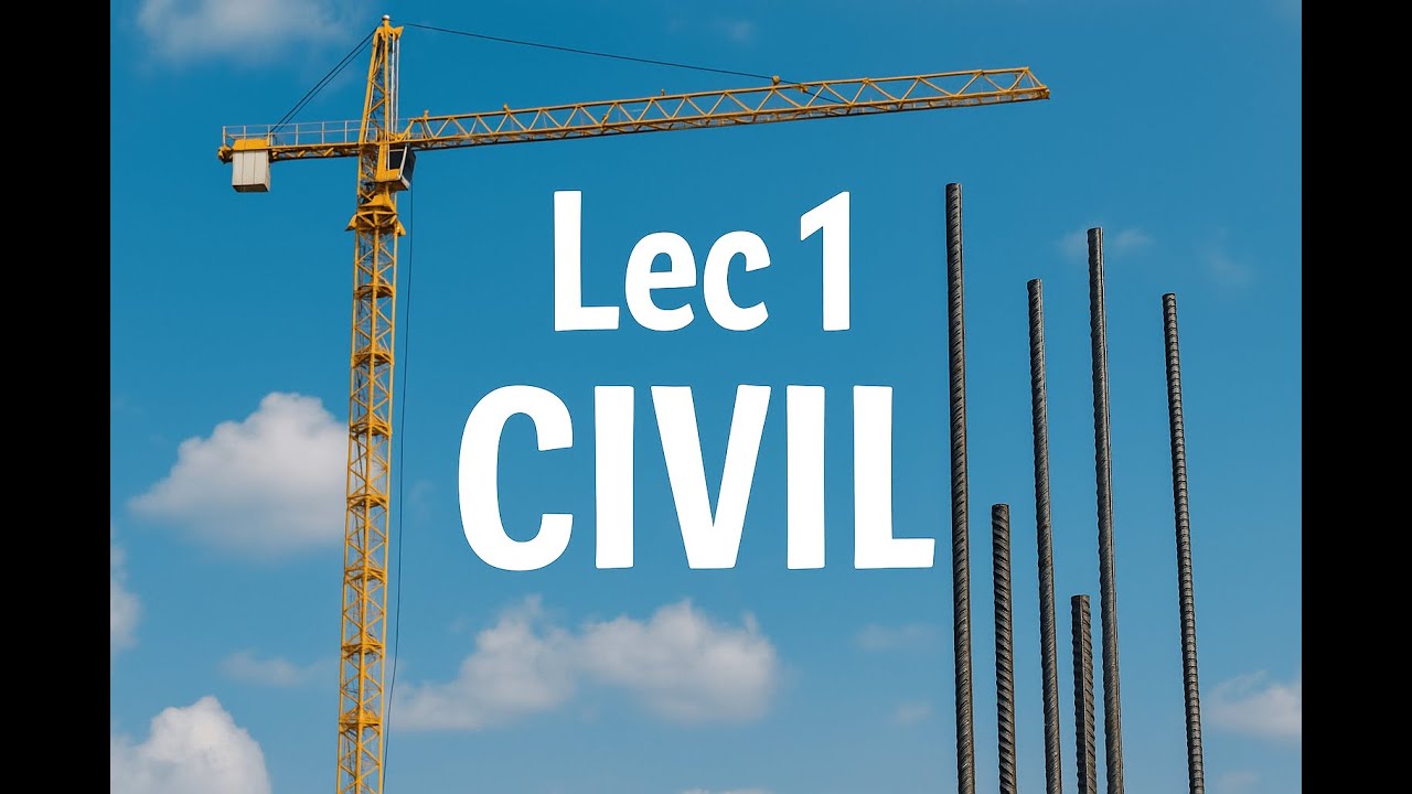 Lec 1 Civil || Introduction to Civil Engineering - YouTube