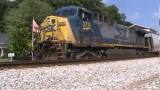 CSX northbound empty ethanol train K679 in Acworth,GA