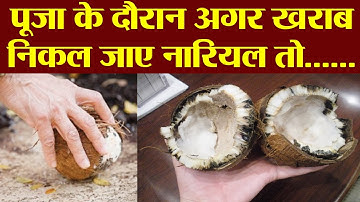 पूजा का नारियल खराब निकलना शुभ है या अशुभ | Myth behind spoiled coconut in pooja | Boldsky