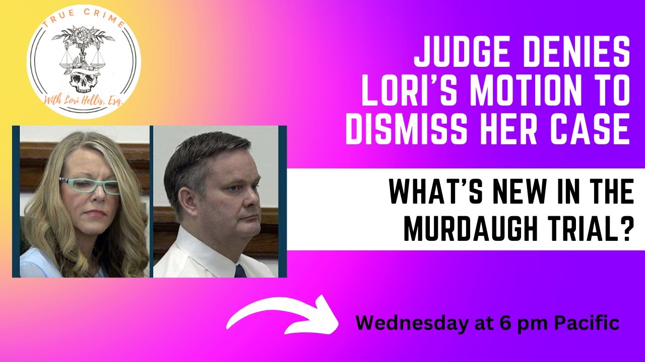Judge Denied Lori's Motion to Dismiss! - YouTube