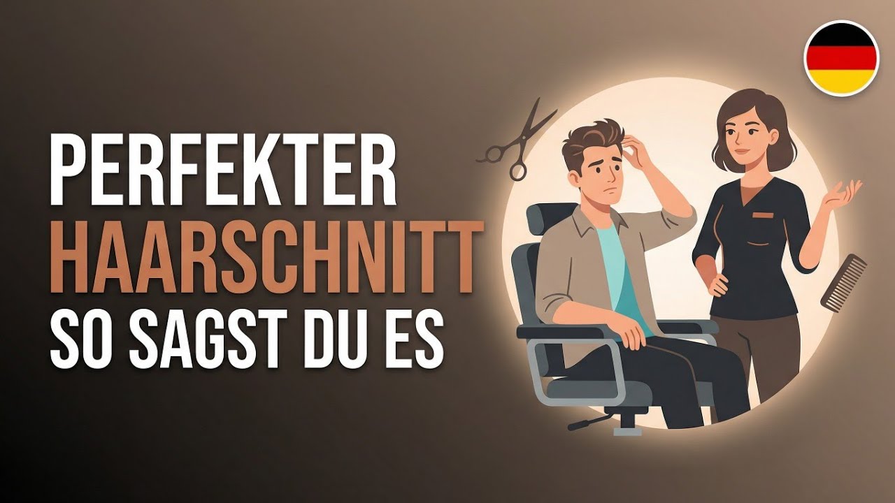 Haare schneiden auf Deutsch: So sagst du, was du willst! ✂️