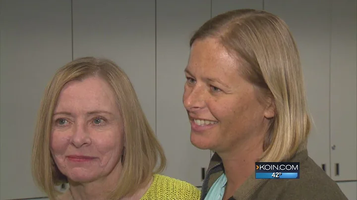 Stacey Addison arrives home in Portland