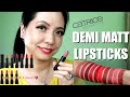 Good Or Not? Catrice Demi Matt Lipsticks Review & Swatches