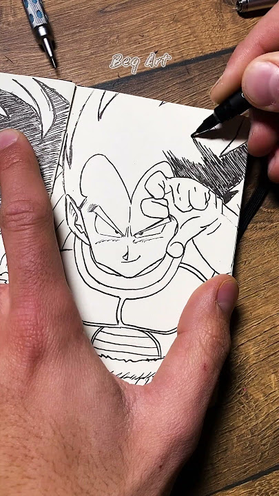 Majin Vegeta, Desenho por Melodias Art