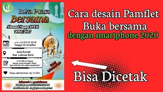 Cara Desain pamflet buka bersama || dengan android pixellab 2020