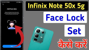 Infinix Note 50x 5g face lock setting / Infinix me face unlock kaise lagaen / Infinix Note 50x 5g