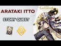 Arataki itto story quest walkthrough  genshin impact