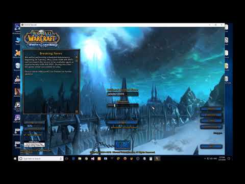 Registration on Vitalis WoW Launcher