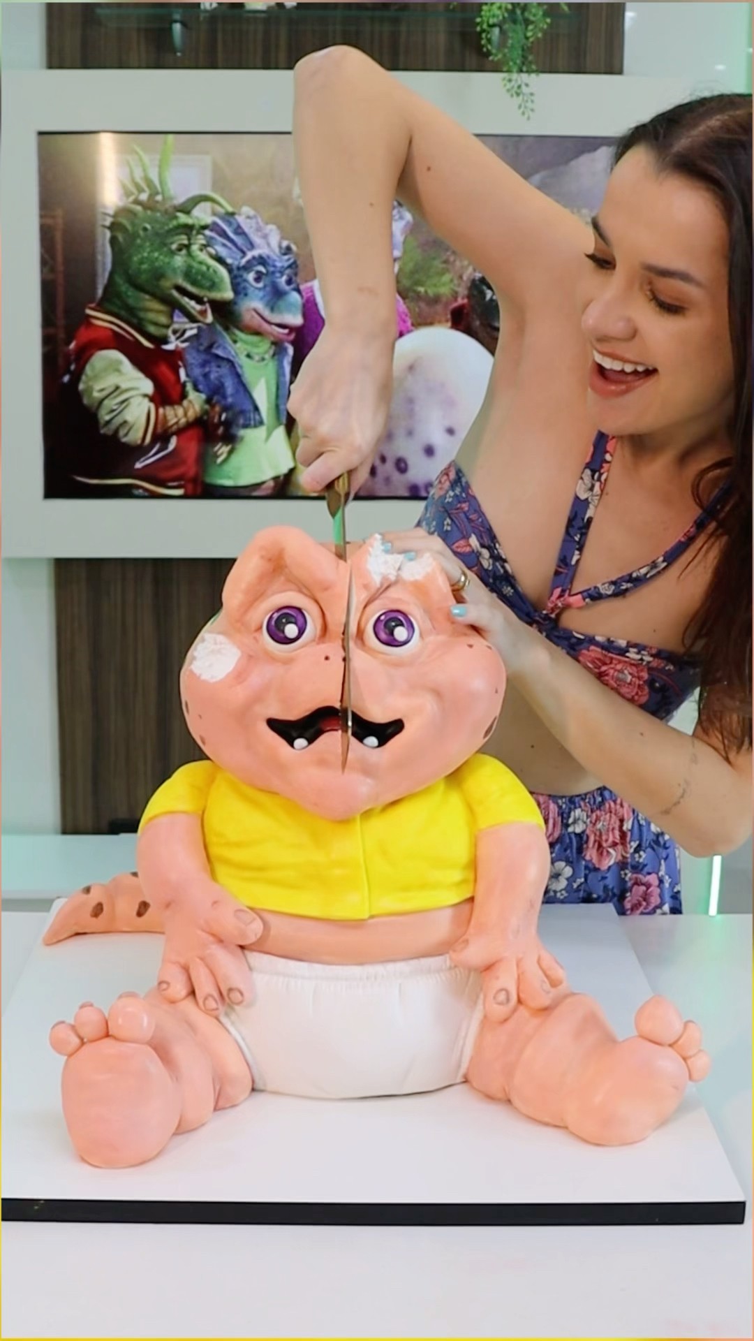 Baby Dino Cake