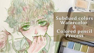 みー　手描きイラスト　ドローイング　水彩画 mqdefault.jpg