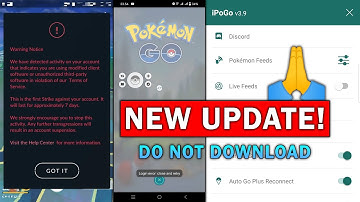 IPogo New 3.9 Update | IPogo Login Problem | Pokemon Go Account Ban Problem Not able to Login