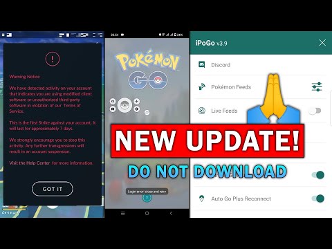 IPogo New 3.9 Update | IPogo Login Problem | Pokemon Go Account Ban Problem Not able to Login