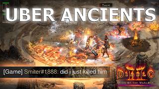 Colossal Ancients Fight is Easy?! Diablo 2 Resurrected - Reign of the Warlock