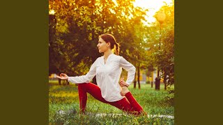 Yoga's Melodic Harmony in Rain