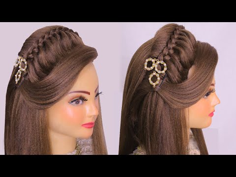 Quick Open Hairstyle for Wedding | Easy Girls Hair Style for Parties |  Hollywood Waves Tutorial | hairstyle, party, tutorial | Quick Open  Hairstyle for Wedding | Easy Girls Hair Style for