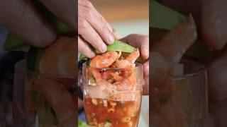 Cóctel de camarón 🍤 #seafood #easyrecipes #shorts #hacks #trucosdecocina #recetafacil #food