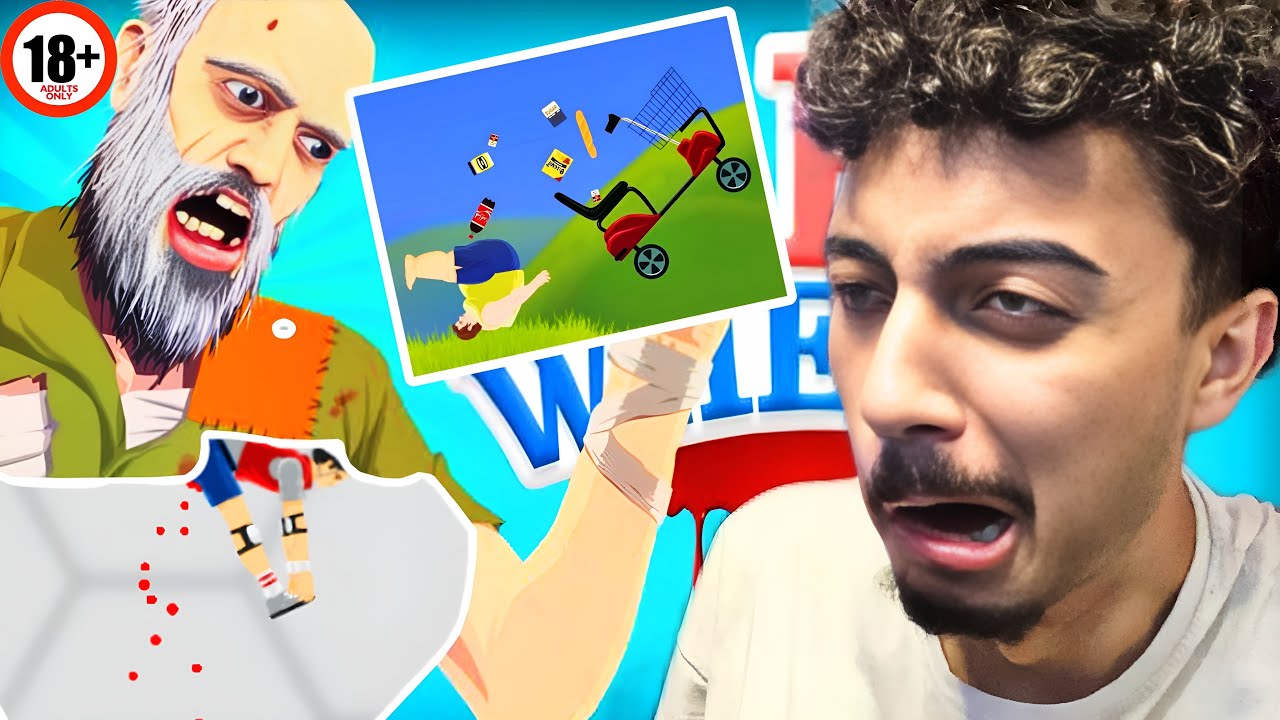 ياريتني م لعبت اللعبه دي 😭‼️ | Happy wheels