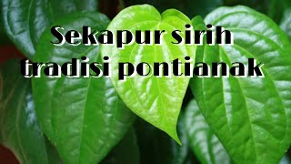sekapur sirih seutas pinang