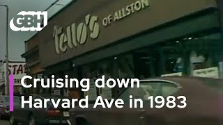 Cruising down Allston's Harvard Ave. in 1983 | GBH Archives