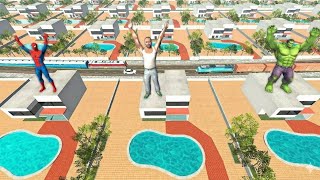 FRANKLIN STUCK IN MINI MATRIX CITY 😱 || Indian Bikes Driv...