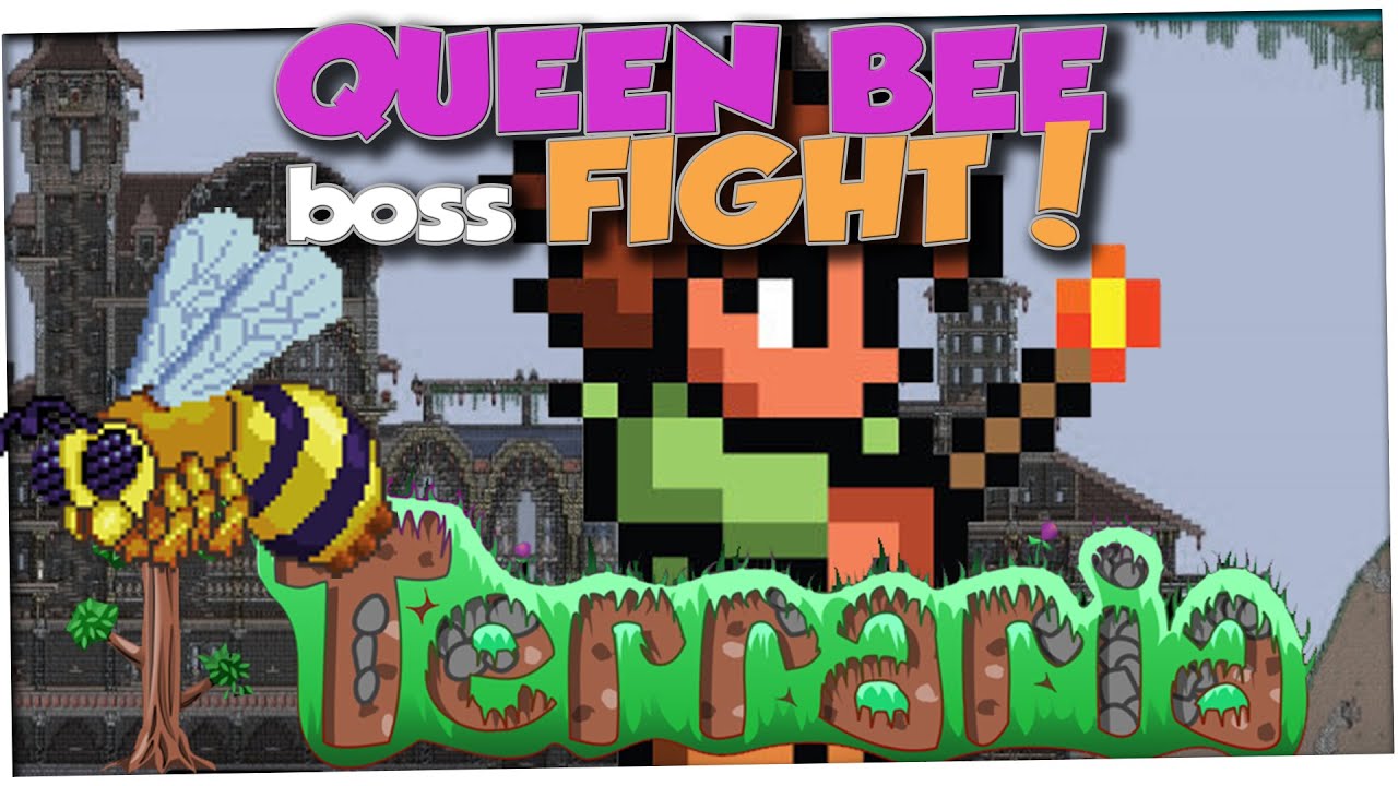 KILLING THE QUEEN BEE PARTY TIME | Terraria - YouTube