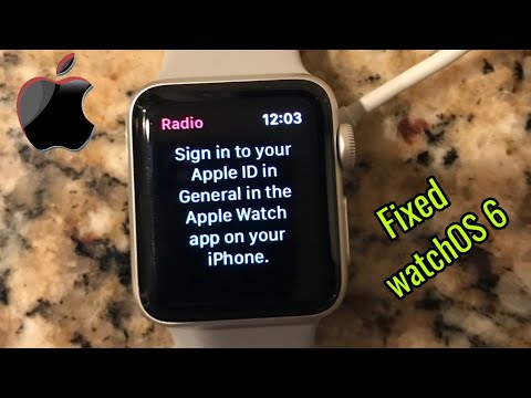 Sign in to Your Apple ID in General in the Apple Watch App on your iPhone error in watchOS 6 - Fixed