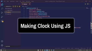 Making Clock Using JavaScript || HTML || CSS ||