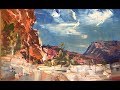 Plein Air Painting: Bush Camp, Fruit Damper and Stubbs Waterhole at Arkaroola!