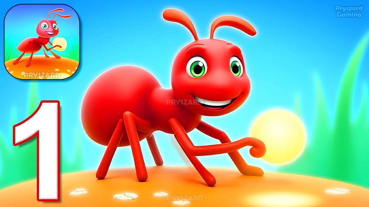 Ant Land - Gameplay Walkthrough Part 1 - Create Ant Army Commander (iOS, Android)