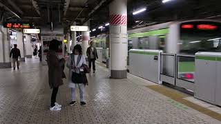 JR 上野站 兩線離站 平成30年11月4日