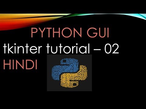 Python GUI tutorial 02 : Label