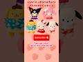 Cute Sanrio Goods　#sanrio #kuromi #mymelody #cinnamoroll #pochacco #pompompurin #hellokitty