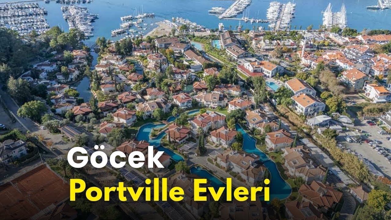 Fethiye Göcek Portville: Evlerin Arasından Teknelerin Süzüldüğü O Yer.