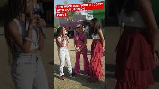 Skai Jackson guesses HOW MUCH that outfit cost at #Coachella