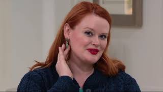 Solvar Sterling Silver Green Aventurine Earrings on QVC