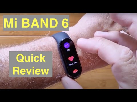 XIAOMI MI SMART BAND 6 AMOLED Screen IP68/5ATM Waterproof SpO2 Fitness Band: Quick Overview