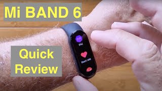 XIAOMI MI SMART BAND 6 AMOLED Screen IP68/5ATM Waterproof SpO2 Fitness Band: Quick Overview