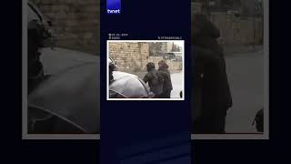 İşgal Polisi Namaz Kılan Yaşlı Adamı Alıp Ürdü