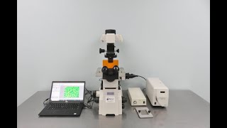 Nikon Eclipse Te2000 Fluorescence Microscope Video ID 20418