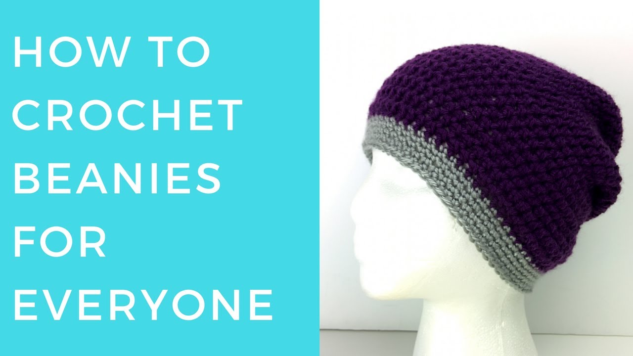 How to crochet a beanie / I love this cotton yarn brand 