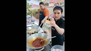 Achie Kantin, Aleeya Is Back To Her Huge Kitchen Home At Kuala Lumpur