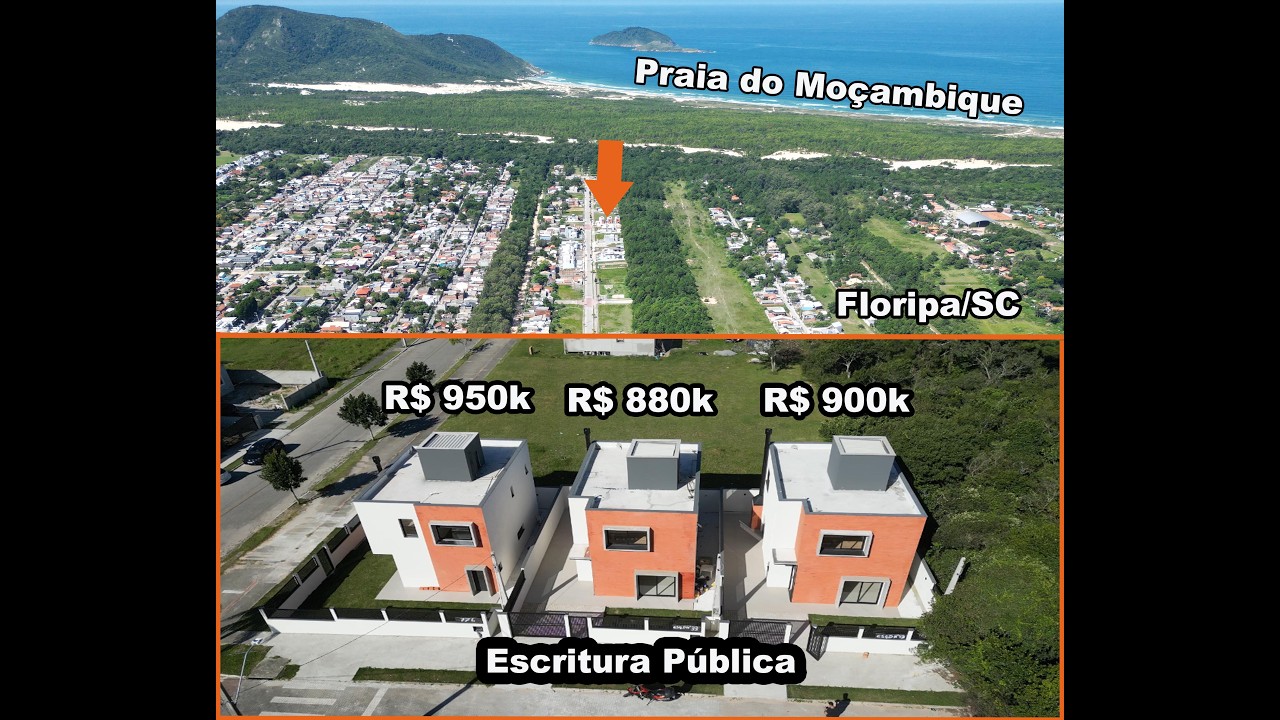 Casas novas no Alameda Rio Vermelho 2026 - Florianópolis/SC. A partir de R$ 880.000,00