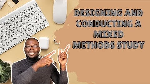 About the designing and conducting a mixed methods study course