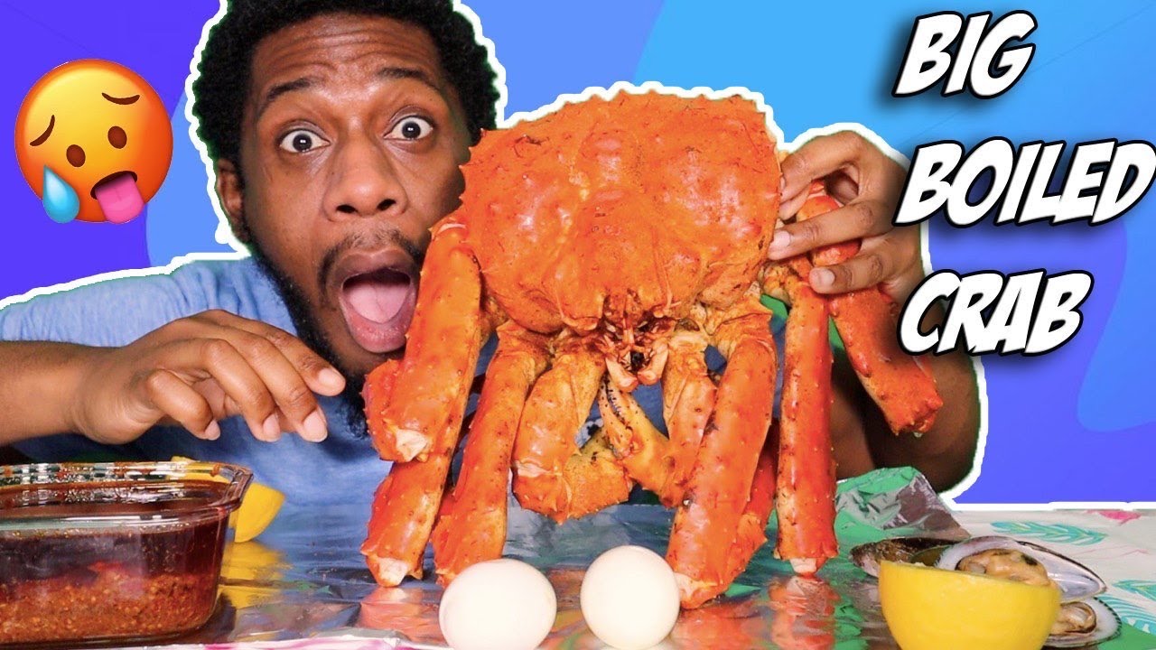 WHOLE 10 LBS LIVE ALASKAN KING CRAB MUKBANG