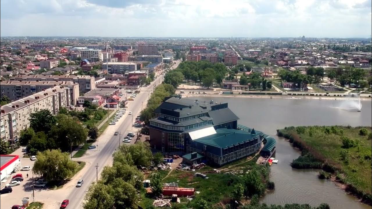 город Славянск-на-Кубани озеро вид сверху - YouTube
