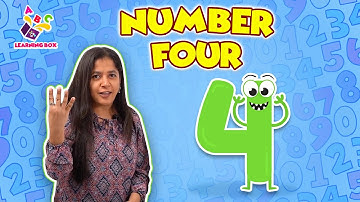 Number Four | DIY Number | Number 4 with Clay | Nursery Rhymes | Preschool Learning | Learning Box