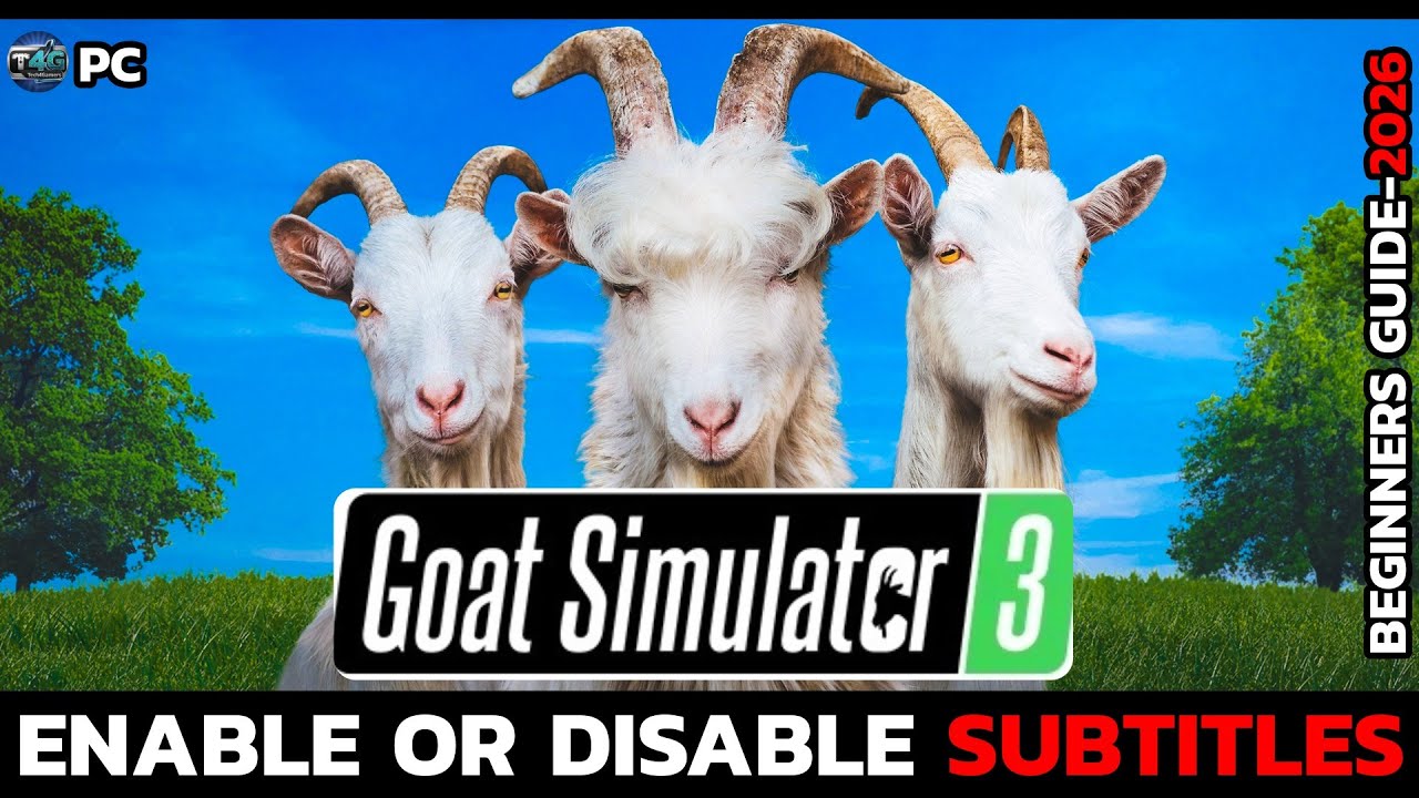 Как включить/выключить субтитры в Goat Simulator 3?