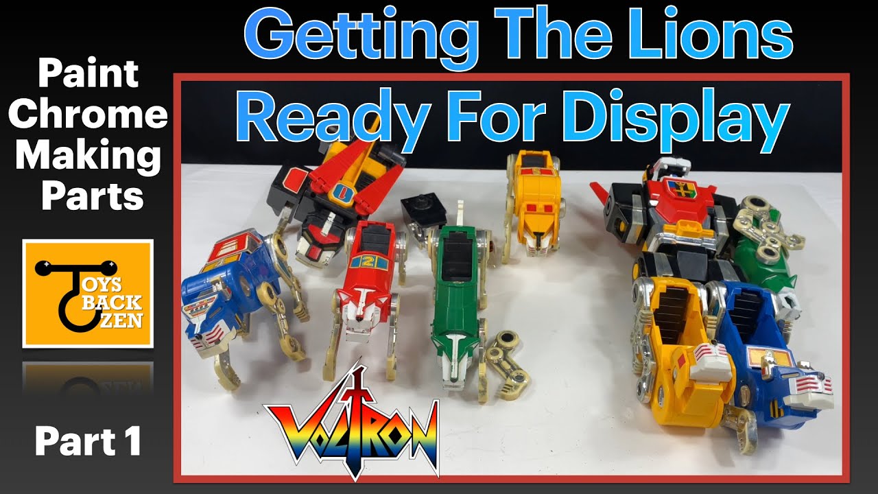 80's Voltron lion force toy review from 1985 panosh place - YouTube